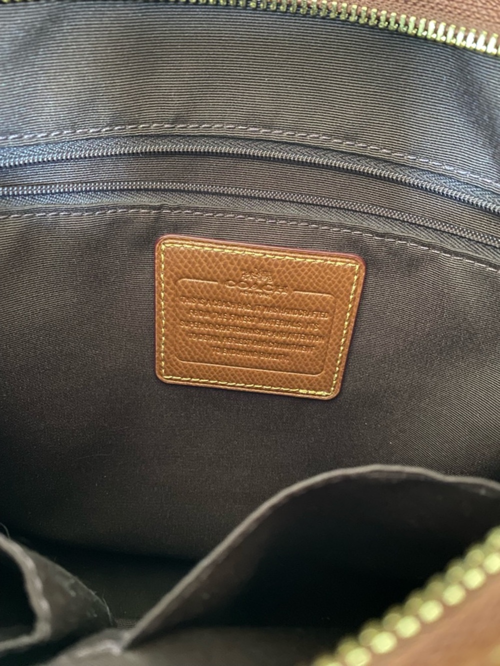Coach Brown Signature Crossbody Bag - Picture 4 of 6